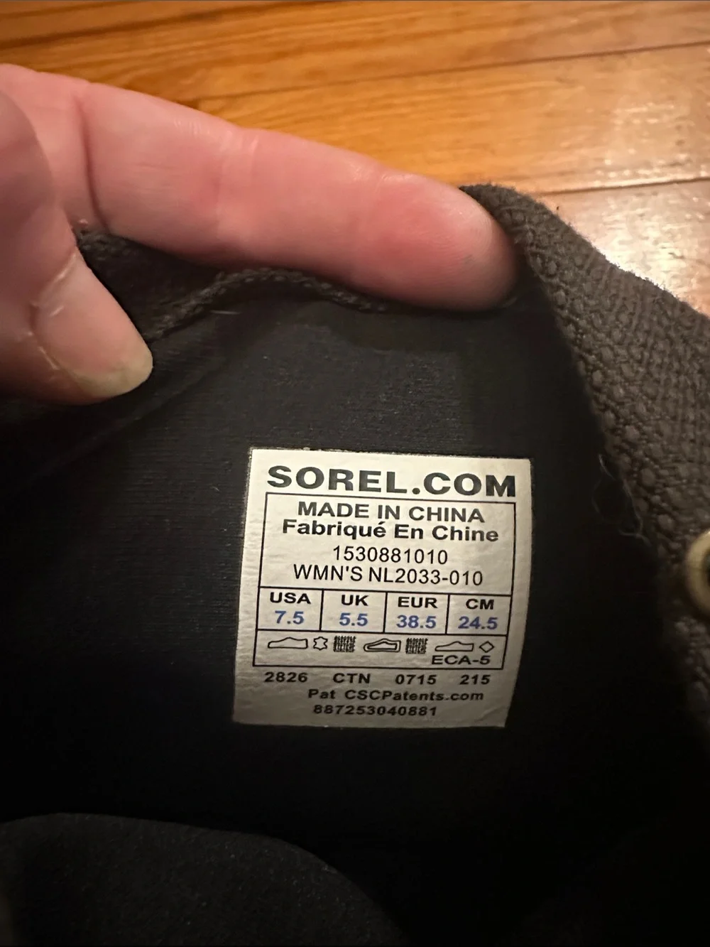 Sorel Carly Conquest Black Lace-Up Boots